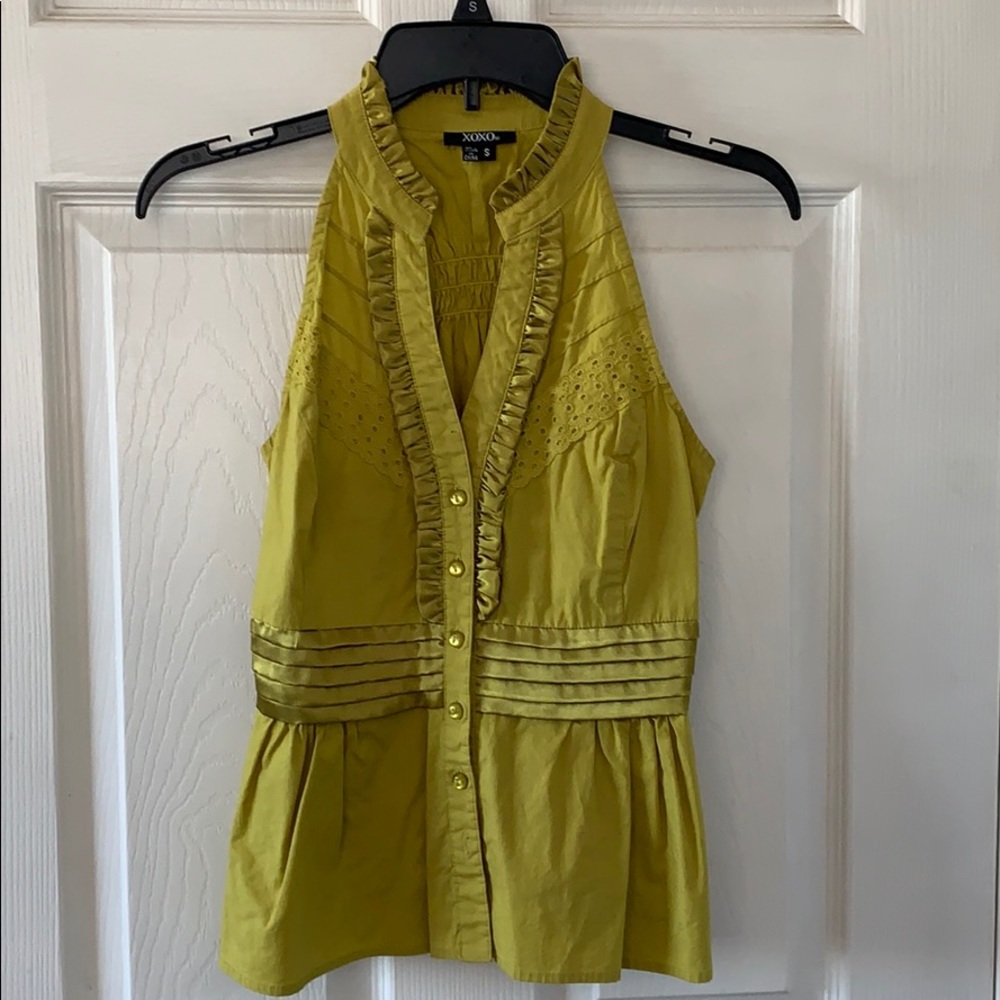 Green blouse